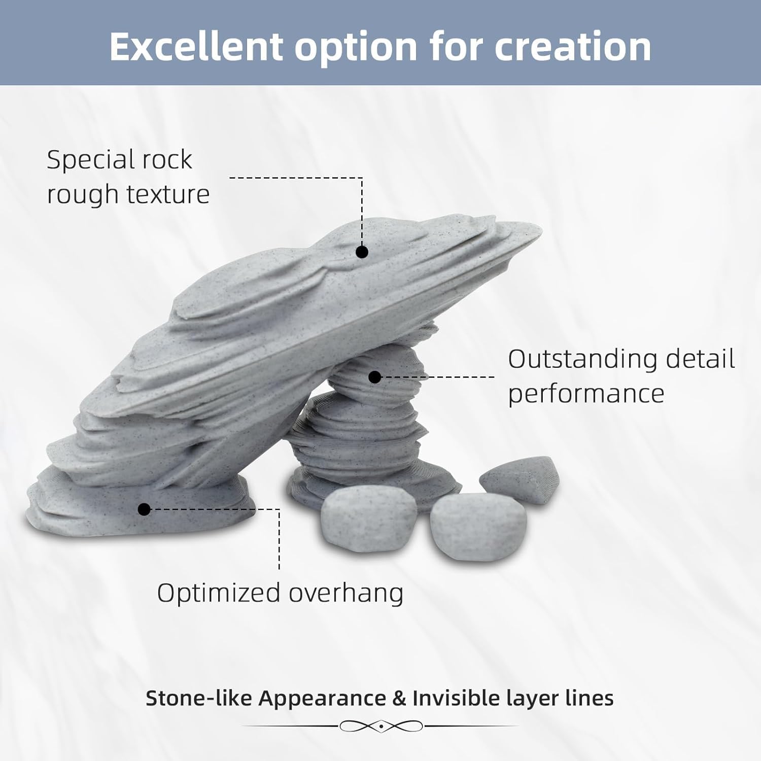 Geeetech - PLA like Marble (1.75mm - 1kg)