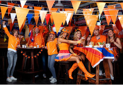 LED diadeem Party oranje