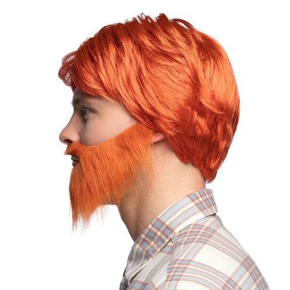 Pruik Dude oranje