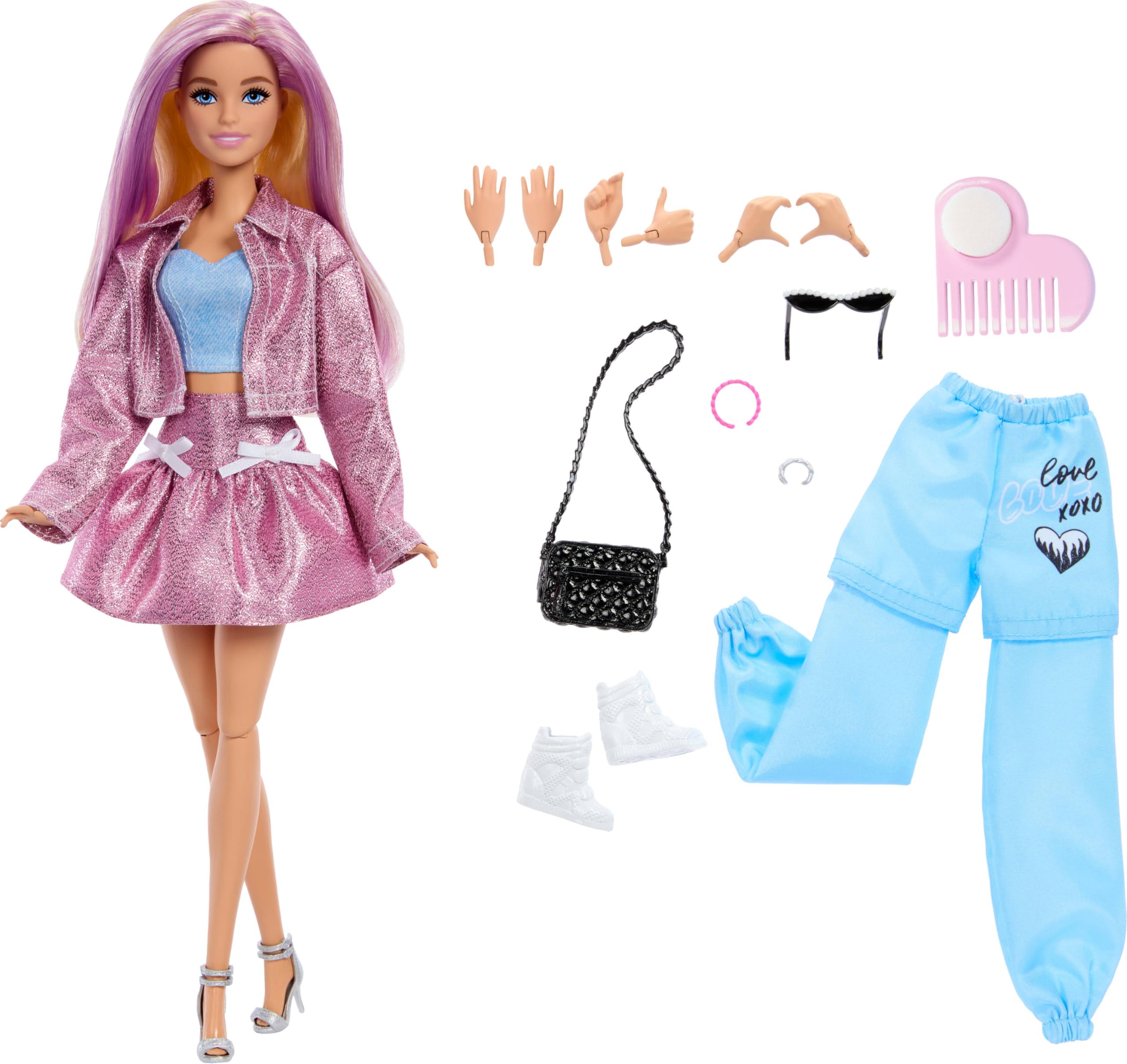 Barbie Deluxe Style Fashion Build Up Doll and Accessories