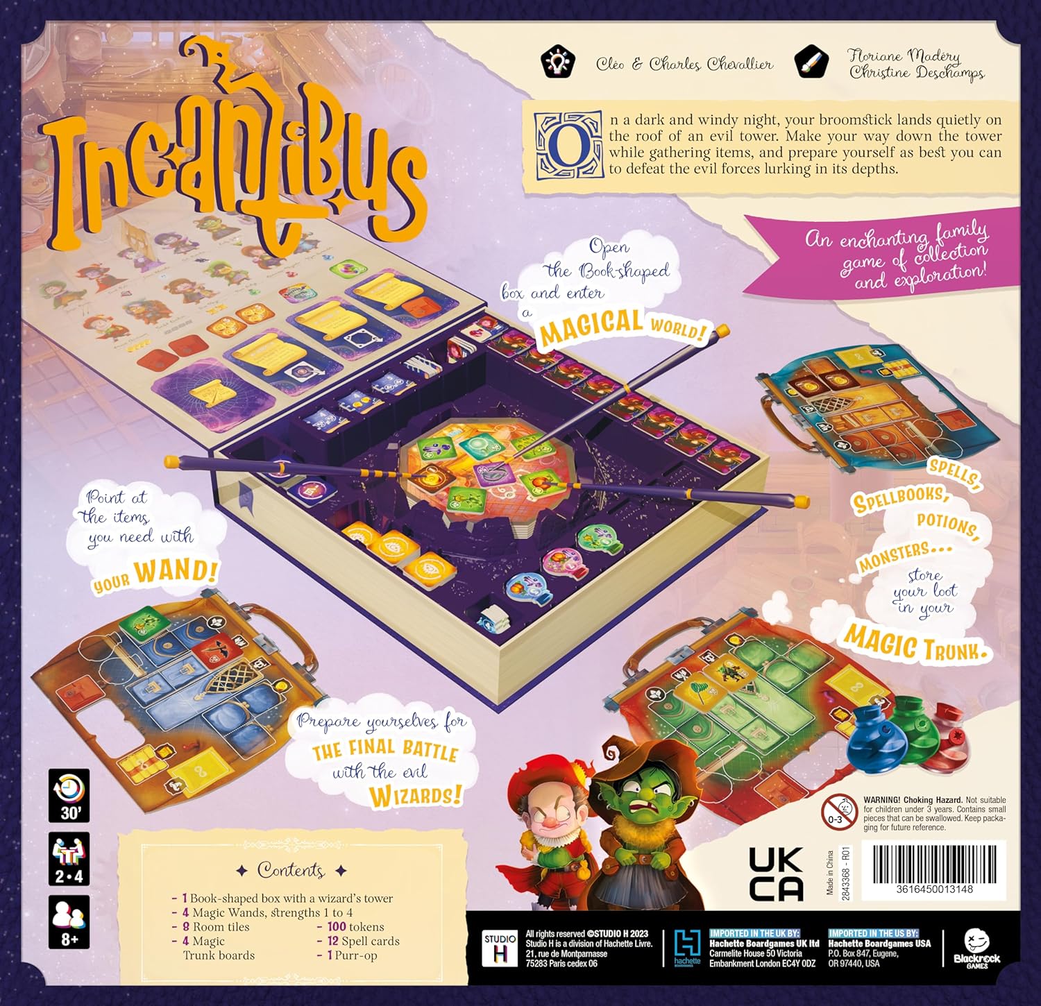 Incantibus Board Game, 4 Players, Ages 8+