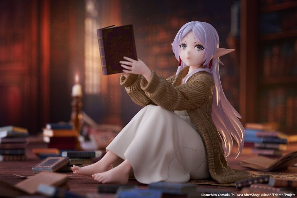 Frieren: Beyond Journey`S End Pvc Statue Desktop Cute Figure Frieren Roomwear Ver. 13 Cm