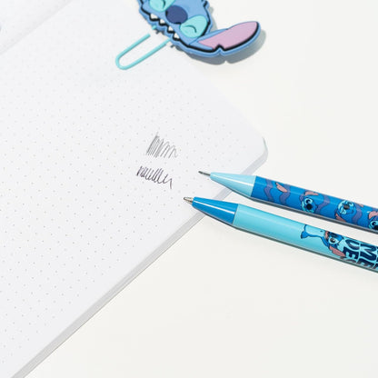 Grupo Erik Portapenne da Scrivania Stitch - Porta Penne Decorativo con Penne e Portamine in Acrilico | Cancelleria Lilo e Stitch Gadget (14,5 x 4,7 x 3,5 cm