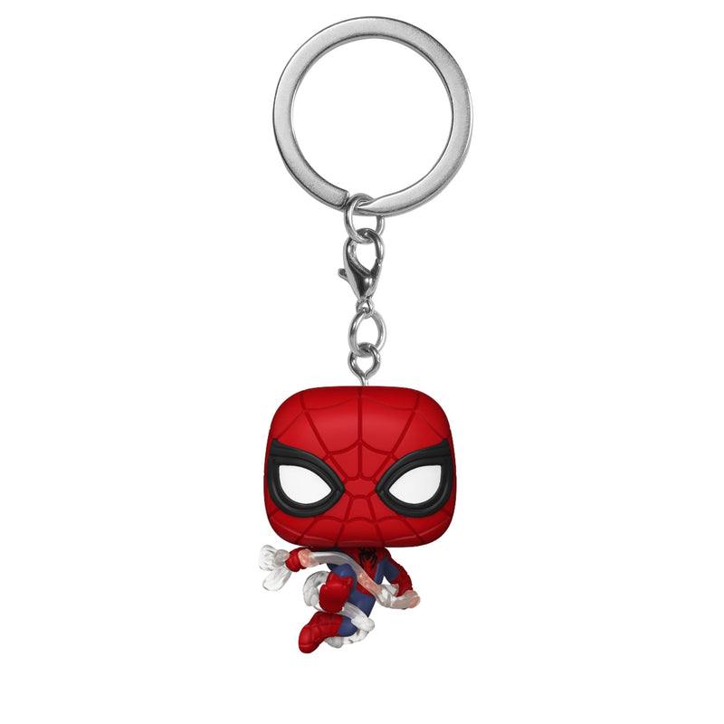 Funko POP! Keychain: Marvel - Spider-Man Day - Spider-Man Novelty Keyring - Collectable Mini Figure - Stocking Filler - Gift Idea - Official Merchandise - Backpack Decor