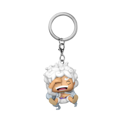 Funko Pop! Keychain: One Piece - Monkey D. Luffy Gear 5Novelty Keyring - Collectable Mini Figure - Stocking Filler - Gift Idea - Official Merchandise - Anime Fans - Backpack Decor