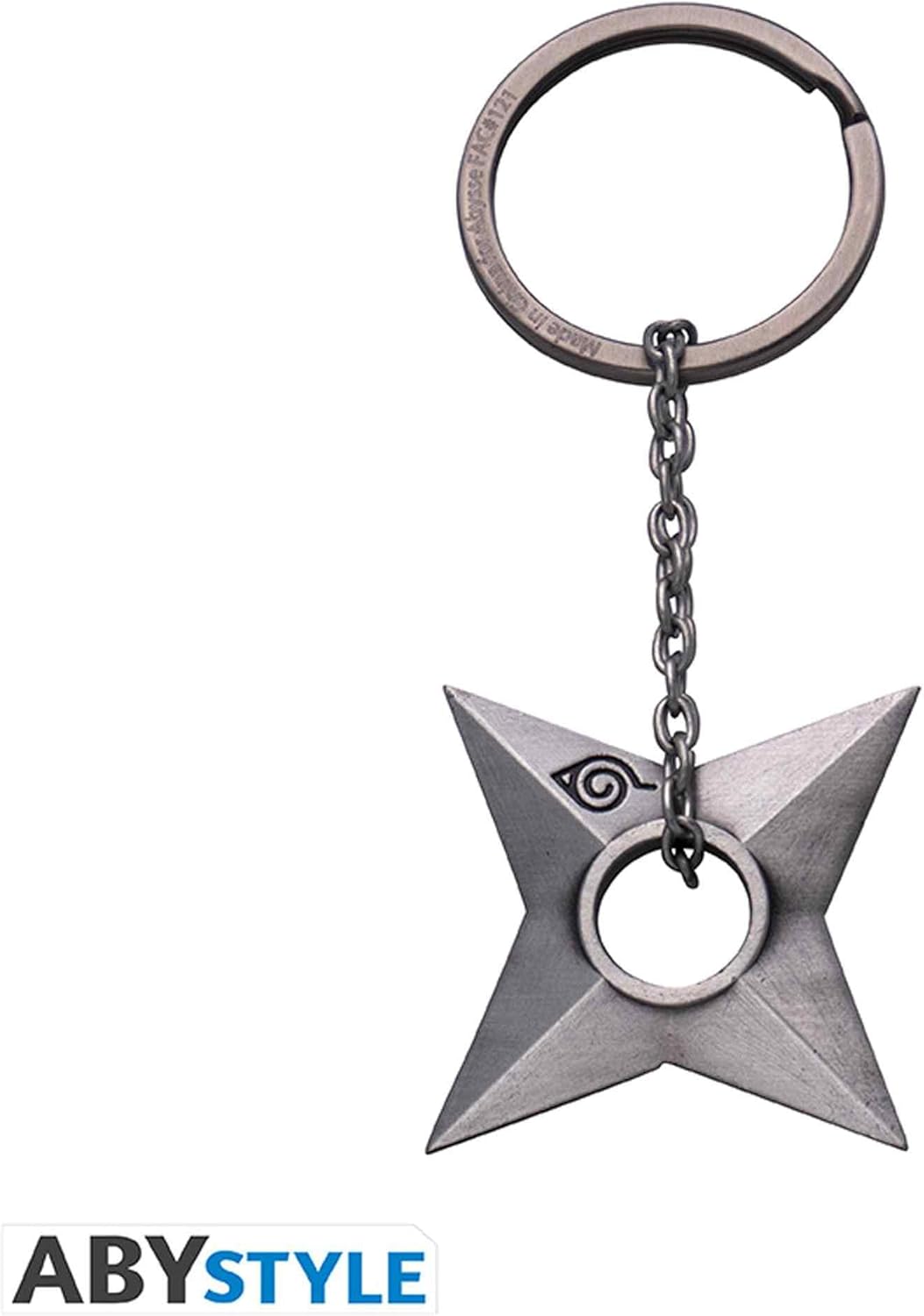 ABYstyle Naruto Shuriken Konoha 3D Premium Keychain