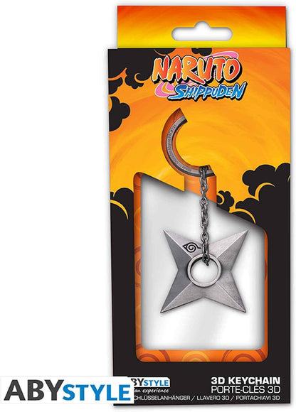 ABYstyle Naruto Shuriken Konoha 3D Premium Keychain