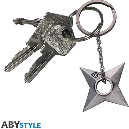 ABYstyle Naruto Shuriken Konoha 3D Premium Keychain