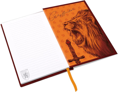 ABYSTYLE HARRY POTTER A5 Gryffindor Notebook - Official Merchandise - 120 Pages - A5 Size - Hardcover - House Crest Design