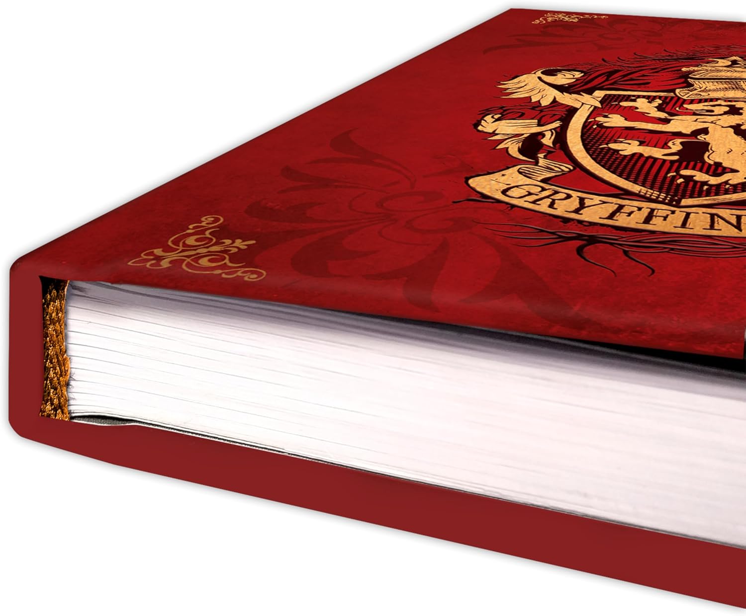 ABYSTYLE HARRY POTTER A5 Gryffindor Notebook - Official Merchandise - 120 Pages - A5 Size - Hardcover - House Crest Design