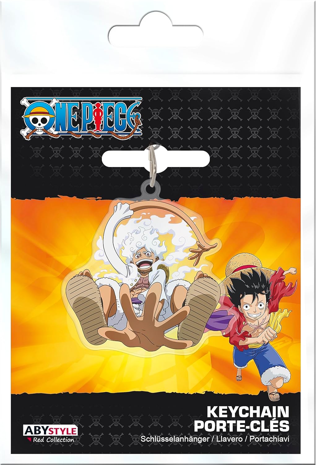 ABYSTYLE One Piece Gear 5th Acrylic Keyring, Pink