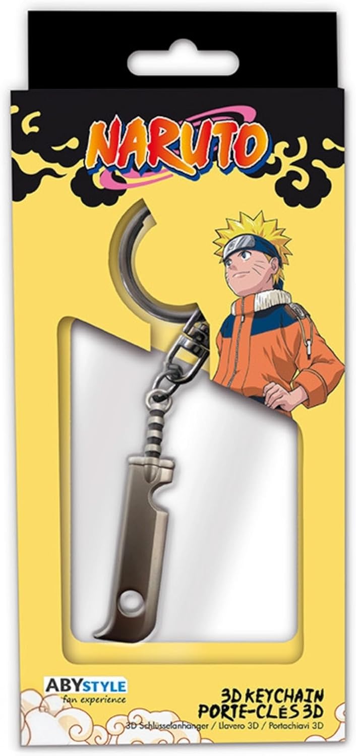 ABYSTYLE Naruto Zabuza's Sword 3D Premium Keychain | Naruto Keychain | Novelty Keyring | Naruto Merchandise | Naruto Gifts