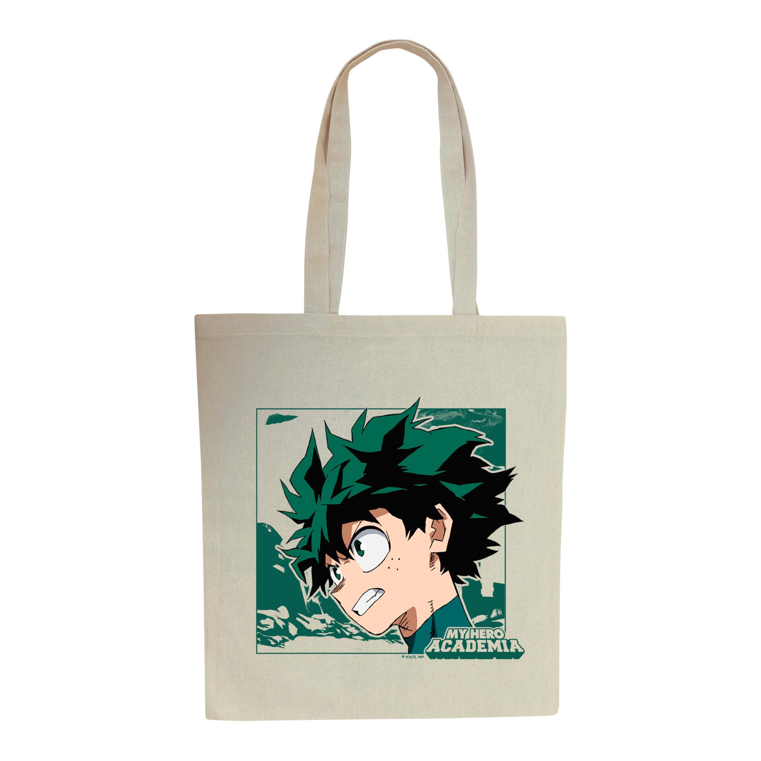ABYSTYLE - MY HERO ACADEMIA Tote Bag Deku, beige, Dimensions : 37 x 42 cm.