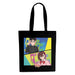 ABYSTYLE - DAN DA DAN Tote Bag Momo & Okarun, Black, Dimensions : 38 x 42 cm