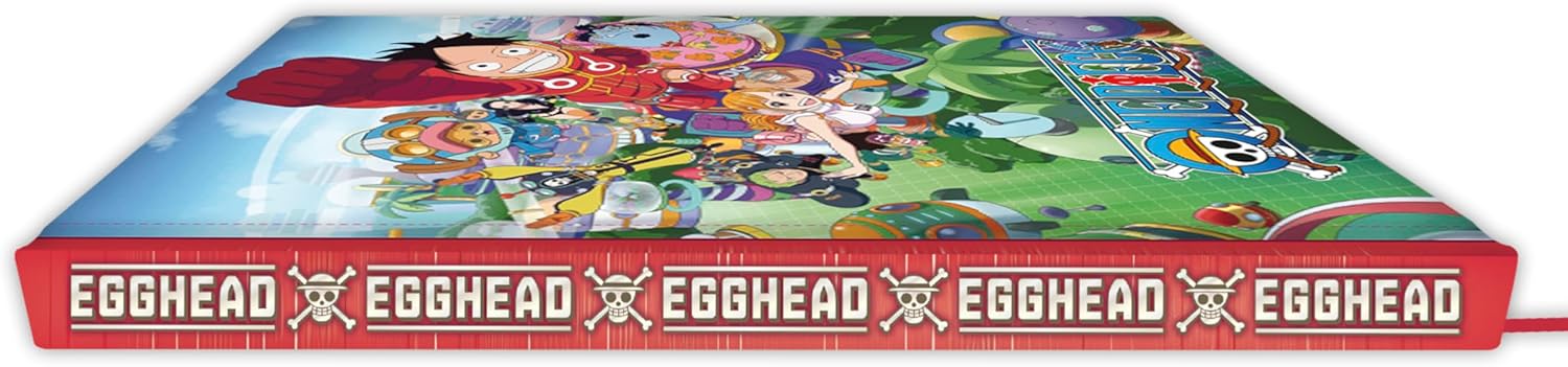 ABYSTYLE ONE PIECE Egghead A5 Notebook - Official Merchandise - A5 Size - Hardcover - Ruled Pages - Futuristic Arc Design