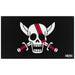 ABYstyle – ONE PIECE Red Hair Pirates Flag – Official Product – 70 x 120 cm – Lightweight Fabric – Wall or Event Decoration