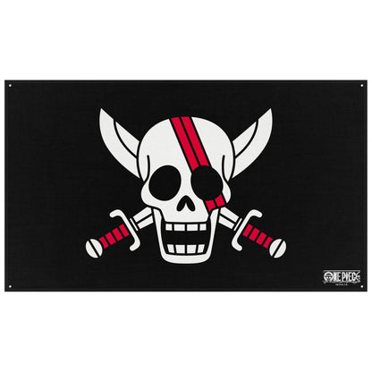 ABYstyle – ONE PIECE Red Hair Pirates Flag – Official Product – 70 x 120 cm – Lightweight Fabric – Wall or Event Decoration