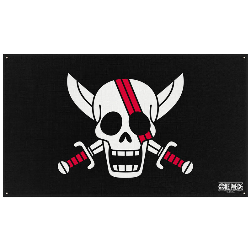 ABYstyle – ONE PIECE Red Hair Pirates Flag – Official Product – 70 x 120 cm – Lightweight Fabric – Wall or Event Decoration