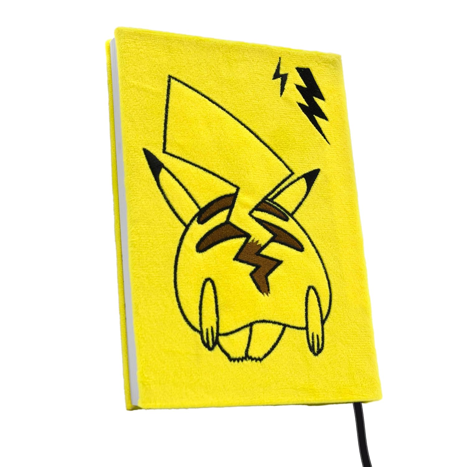 ABYSTYLE – Premium A5 Notebook Pokemon Pikachu Plush – Official Product – Hard Cover – Lined Pages – Elastic Closure
