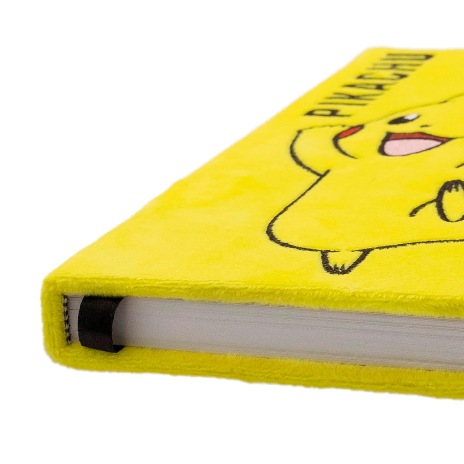 ABYSTYLE – Premium A5 Notebook Pokemon Pikachu Plush – Official Product – Hard Cover – Lined Pages – Elastic Closure