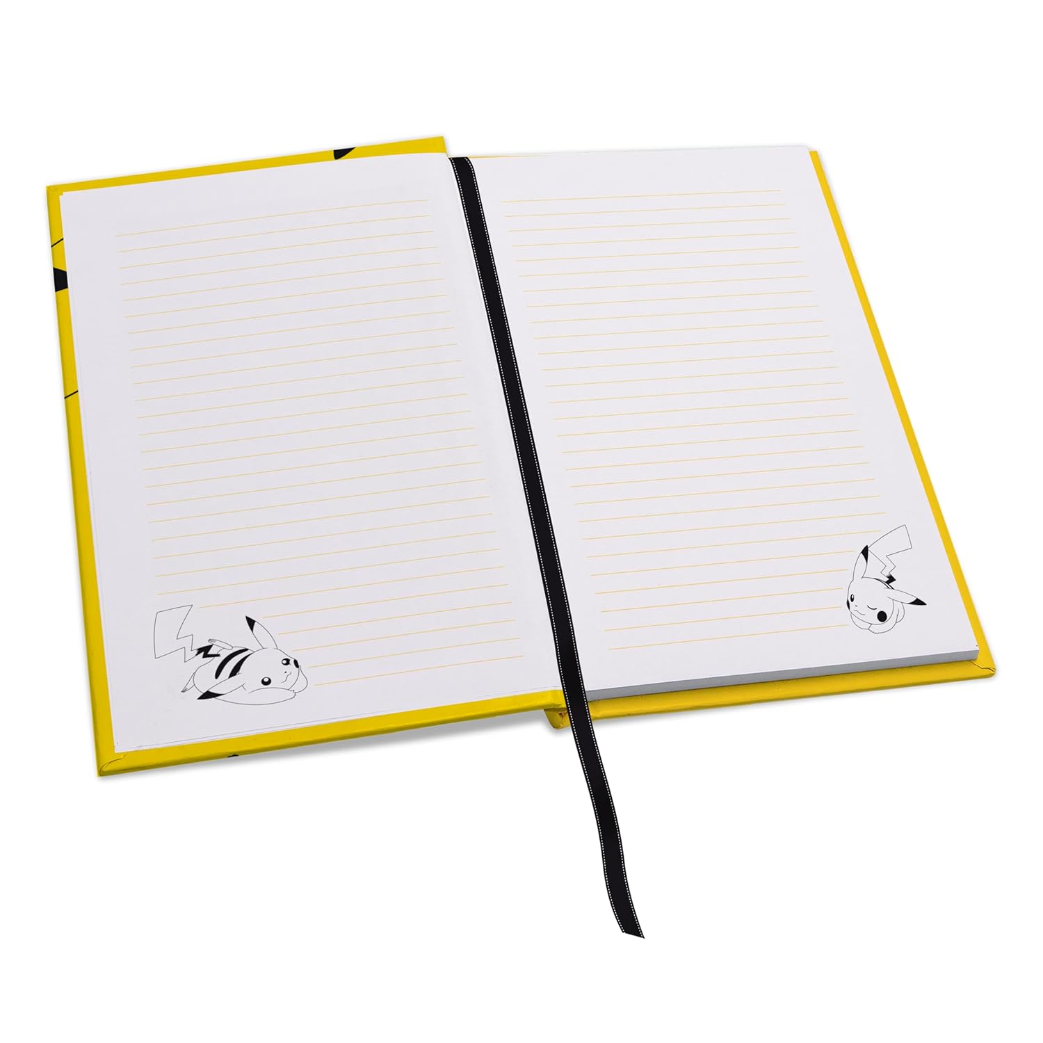ABYSTYLE – Premium A5 Notebook Pokemon Pikachu Plush – Official Product – Hard Cover – Lined Pages – Elastic Closure
