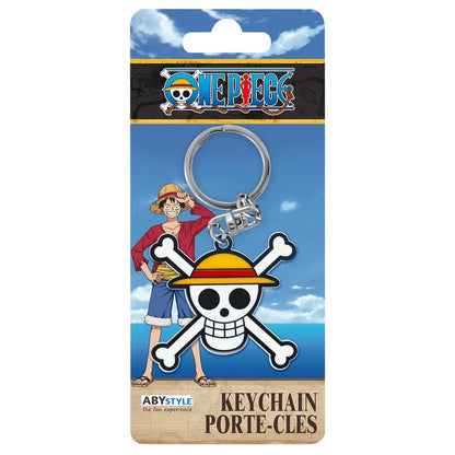 Abysse: One Piece - Skull Luffy Metal Keychain (Abykey646)