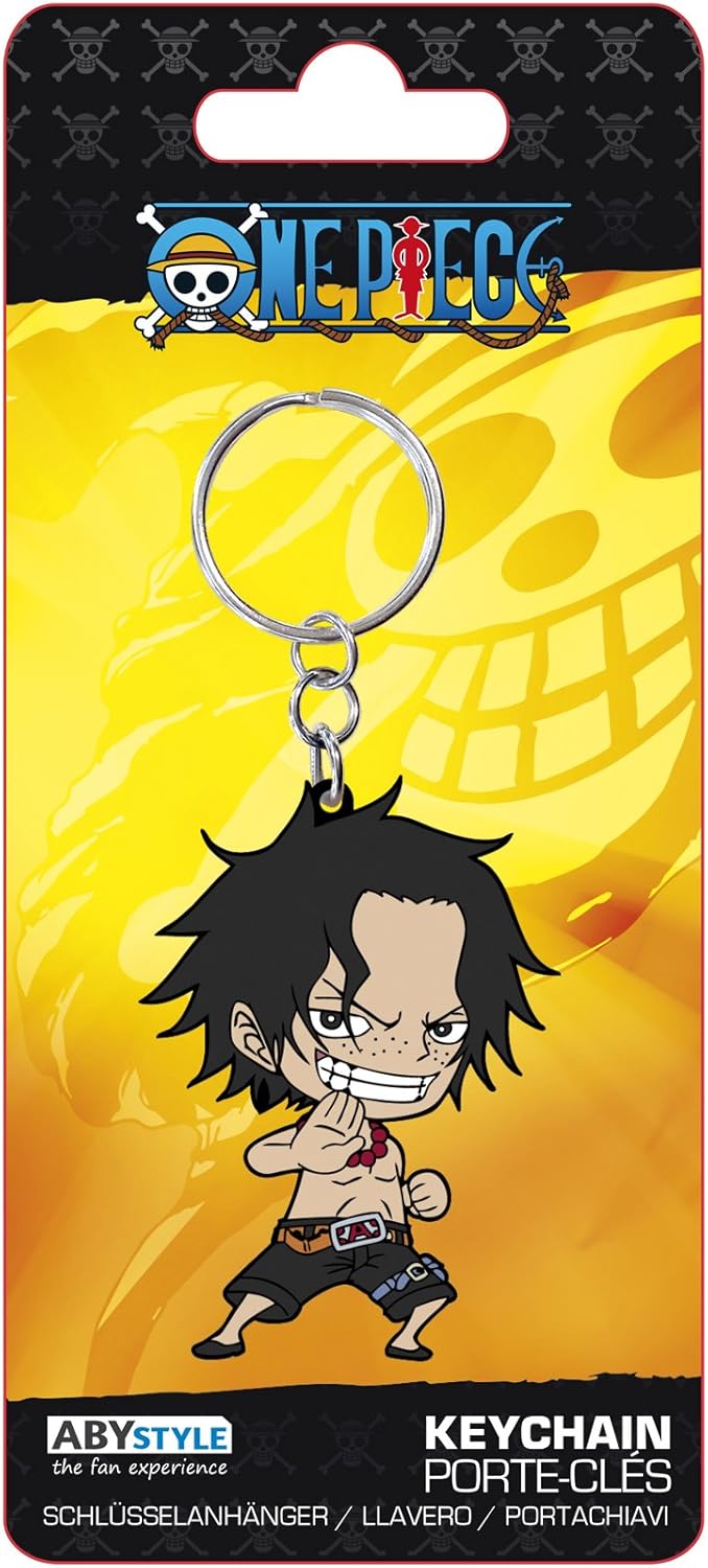 ABYstyle - ONE PIECE - PVC Keychain "Ace SD"
