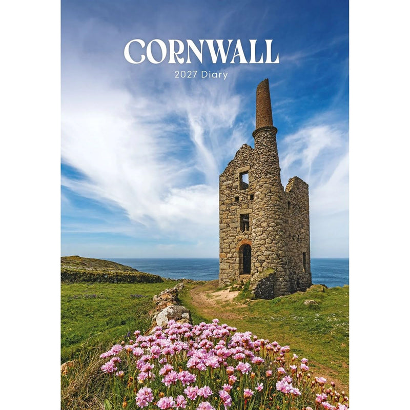 2027 Cornwall Diary, A6 Week to View