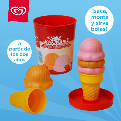 Casdon Ola Speelijs Emmer - Aardbei en Caramel