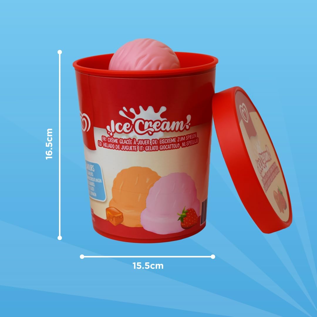 Casdon Ola Speelijs Emmer - Aardbei en Caramel