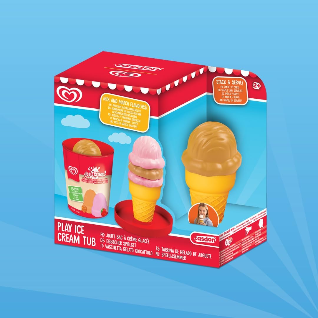 Casdon Ola Speelijs Emmer - Aardbei en Caramel