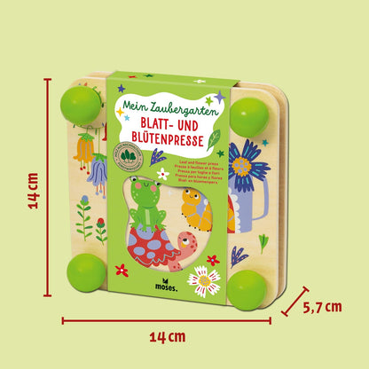 Mijn tovertuin blad- en bloemenpers 14x14 cm