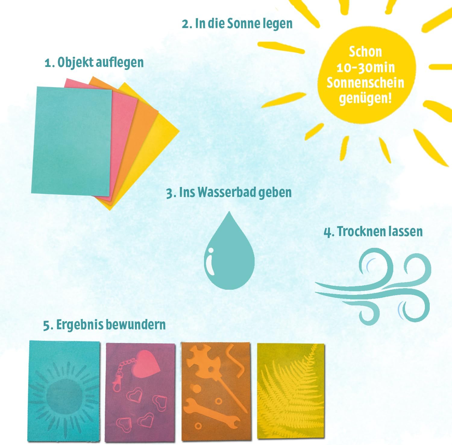Ph?noMINT zonnepapier A5 gekleurd