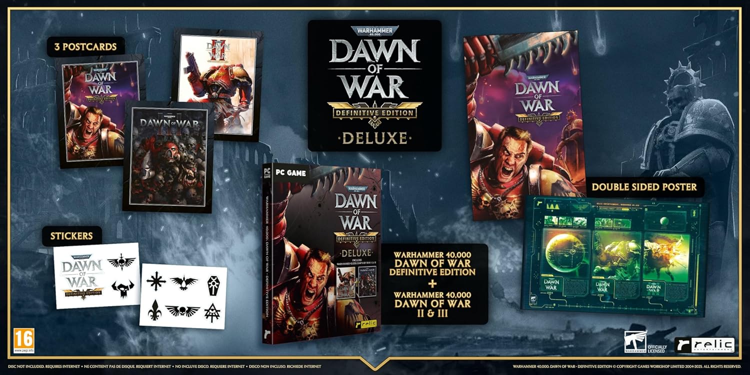 Warhammer 40,000 Dawn of War - Definitive Edition Deluxe (Spel download code in de doos) - PC, Warhammer 40,000 Dawn of War - Definitive Edition Deluxe (Download Code in Box) - PC