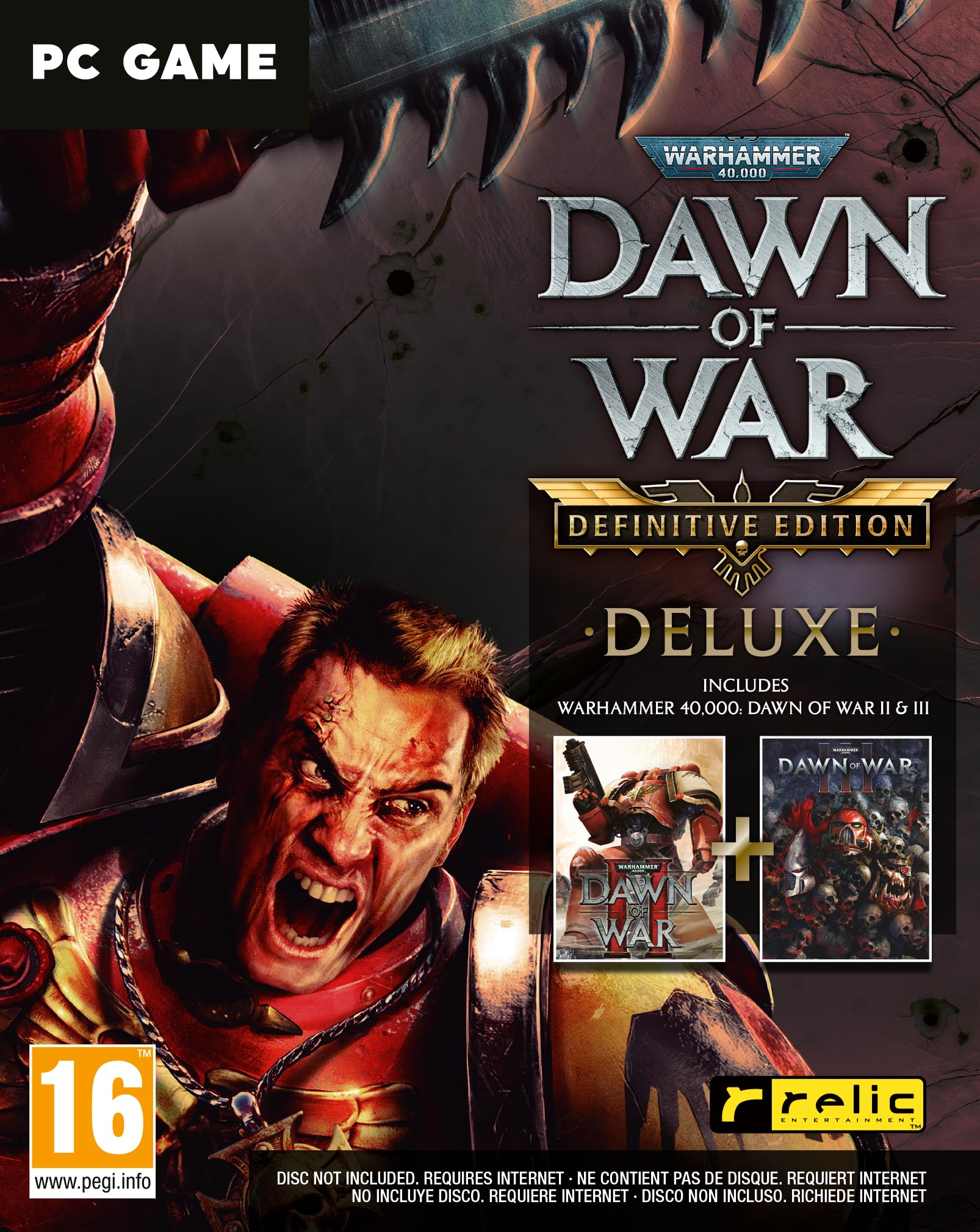 Warhammer 40,000 Dawn of War - Definitive Edition Deluxe (Spel download code in de doos) - PC, Warhammer 40,000 Dawn of War - Definitive Edition Deluxe (Download Code in Box) - PC