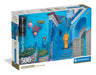 Clementoni Die blauen Straßen von Chefchaouin 500 Teile Erwachsene - Katzen Puzzle Erwachsene in 49 x 36 cm - Puzzle Erwachsene anspruchsvoll von Clementoni 35621