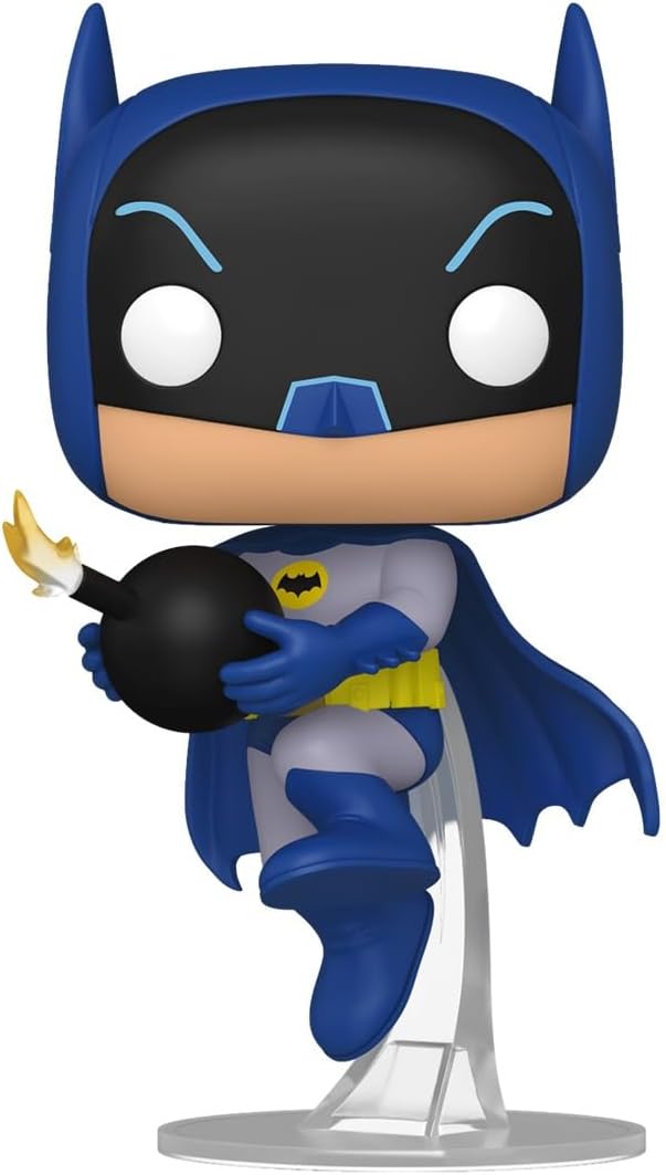 Funko POP! Heroes: Batman - 1966 - Batman with Bomb - Collectable Vinyl Figure - Gift Idea - Official Merchandise - Toys For Kids & Adults - Model Figure for Collectors and Display