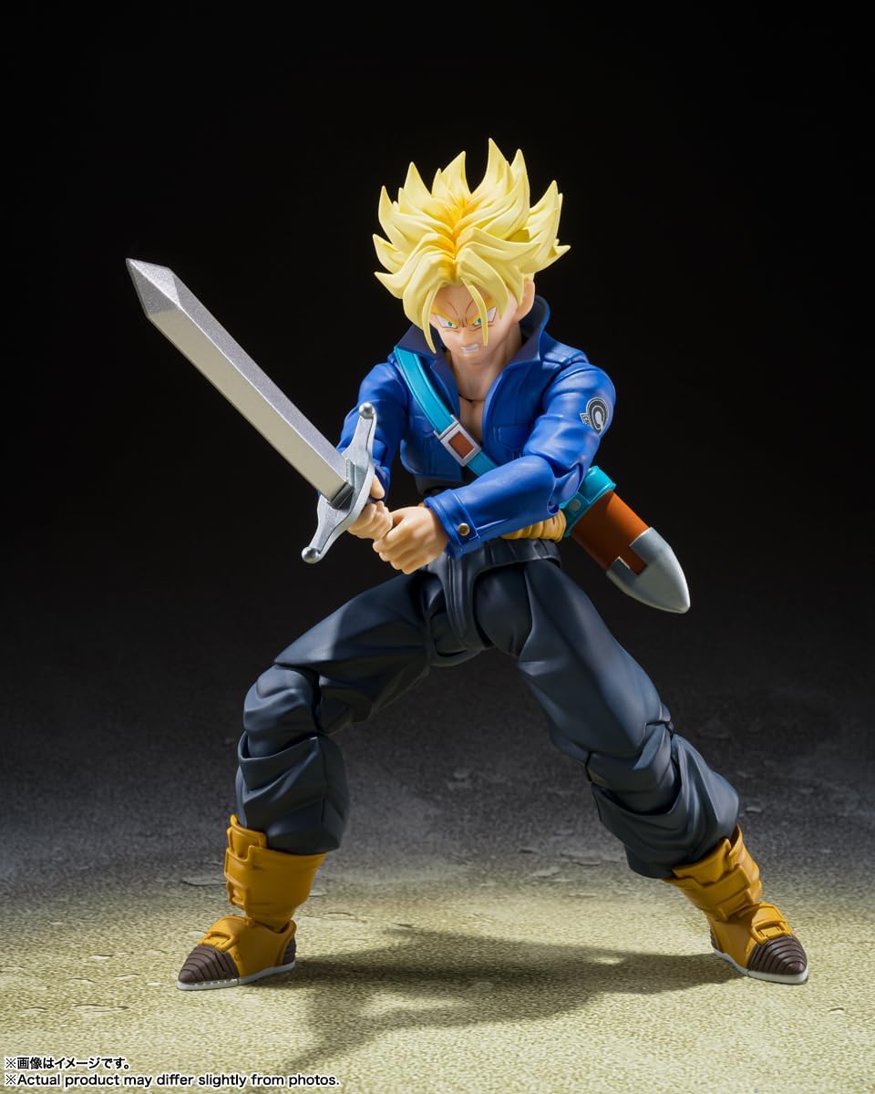 Dragon Ball Z S.H. Figuarts Action Figure Super Saiyan Trunks The Boy From The Future 14 Cm