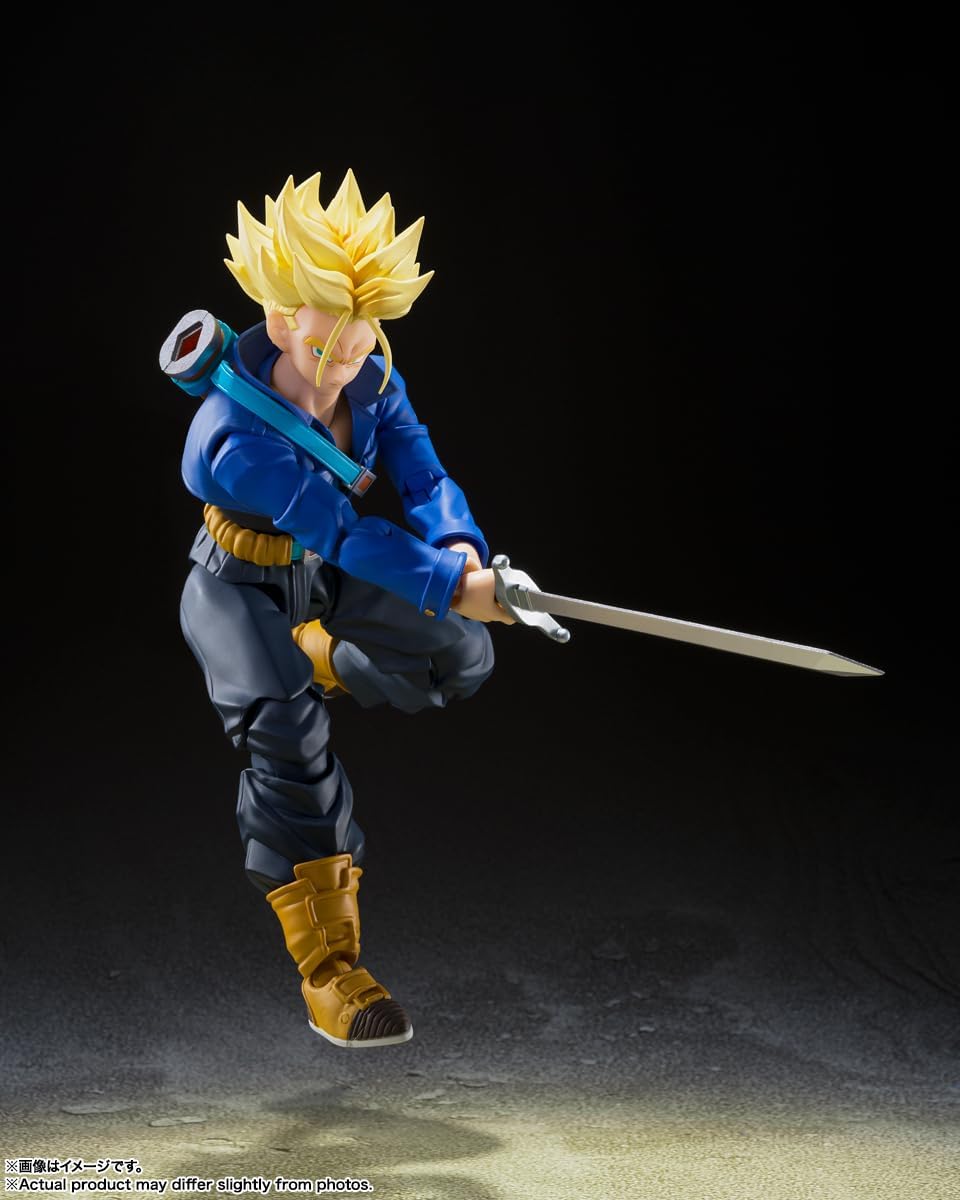 Dragon Ball Z S.H. Figuarts Action Figure Super Saiyan Trunks The Boy From The Future 14 Cm