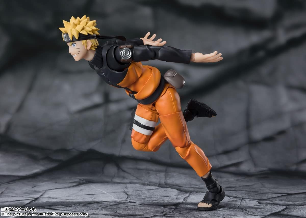 Tamashi Nations S.H. Figuarts Naruto Shippuden Uzumaki Naruto Nino-O Stem Power with Hope, (versione di rivendita) circa 5,7 pollici (145 mm), PVC e ABS pre-verniciato Action Figure