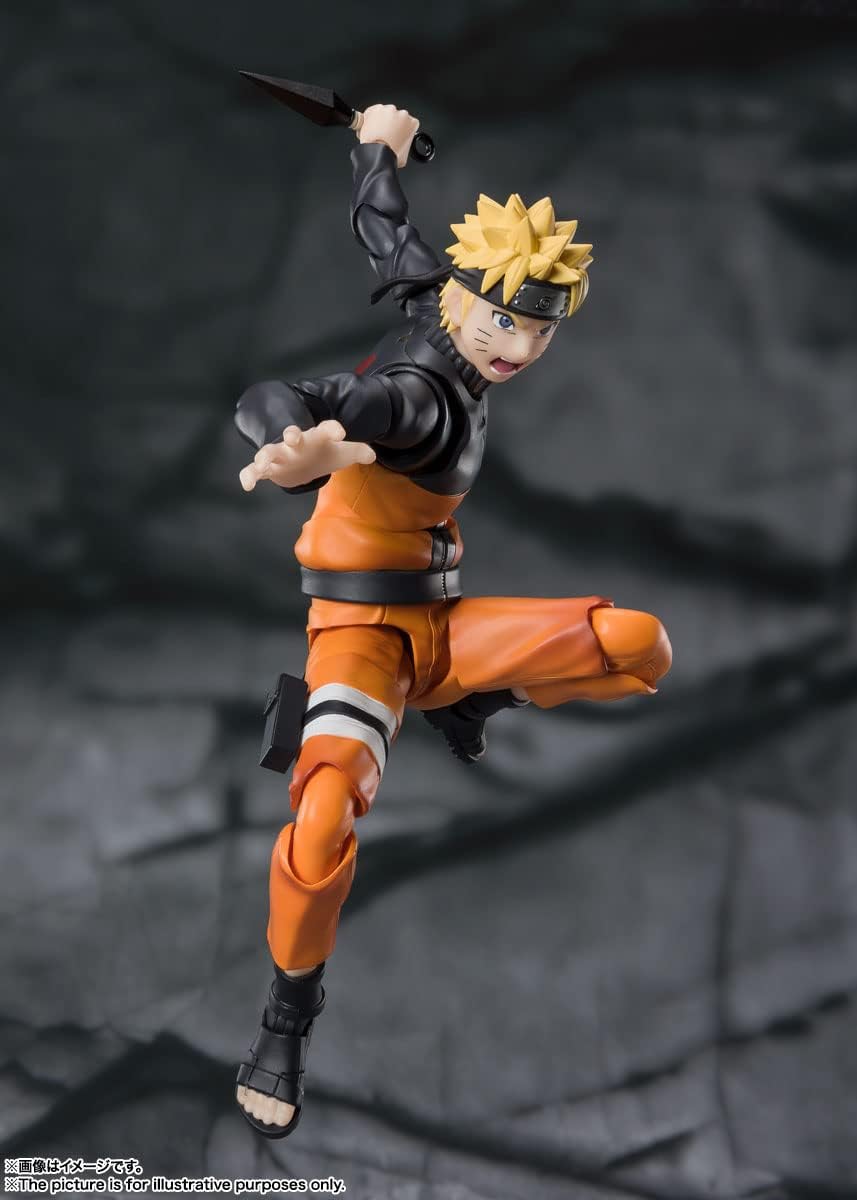 Tamashi Nations S.H. Figuarts Naruto Shippuden Uzumaki Naruto Nino-O Stem Power with Hope, (versione di rivendita) circa 5,7 pollici (145 mm), PVC e ABS pre-verniciato Action Figure