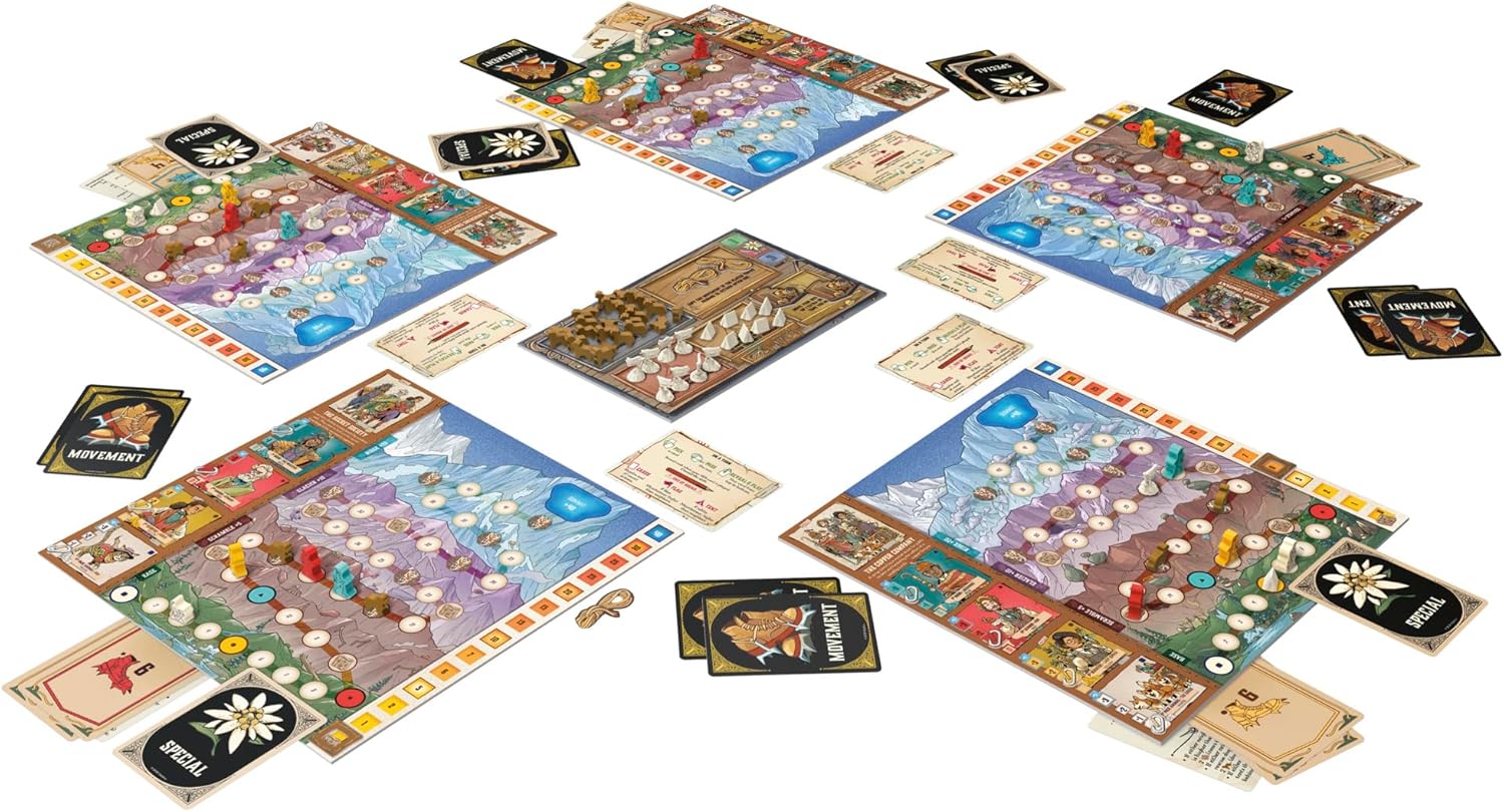 Hasbro Great Heights Board Game – Fun Strategy Game for Kids, Teens and Adults – Ages 10+ – 2-5 Players – 45 Mins – Easy to Learn Family Games - English Version