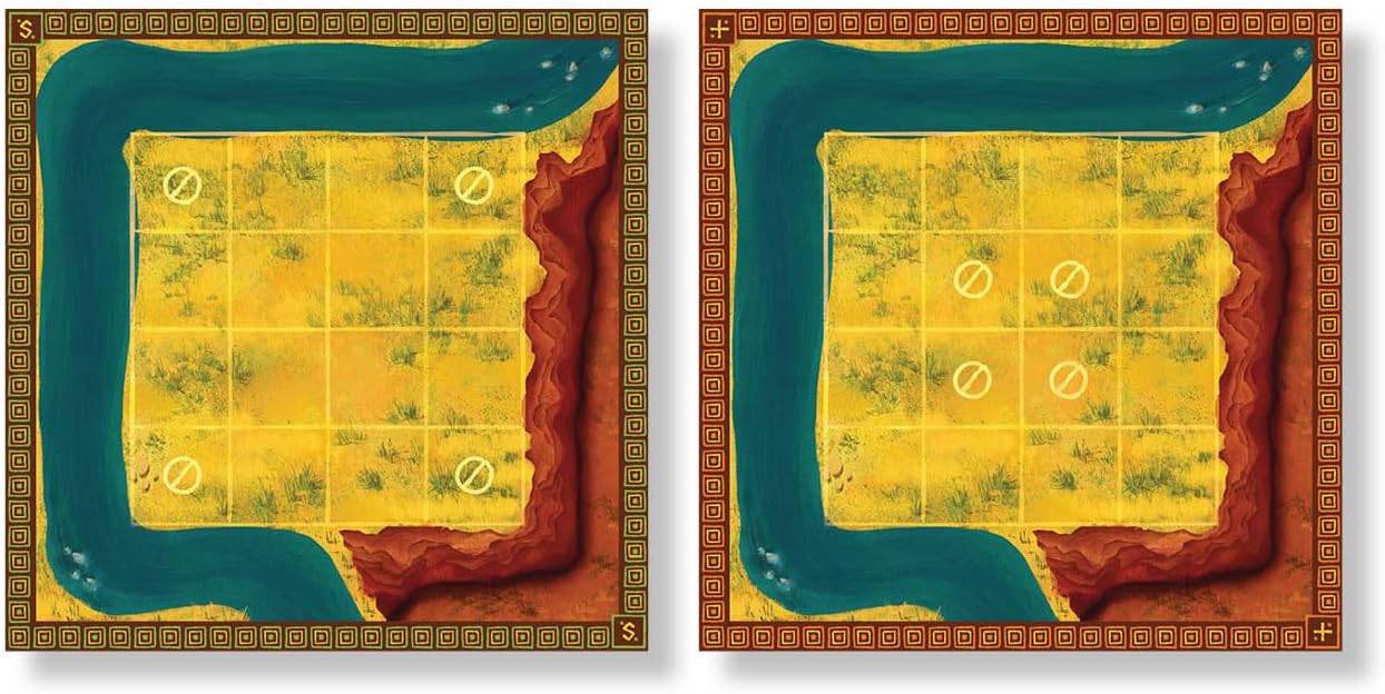 FlexiQ Strategeti Tactical Animal Board Game in Serengeti | Strategy Game from 7 Years | 2 Players, Approx. 10 Minutes Playing Time | Educational Game to Promote Planning & Adaptability