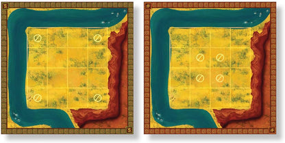FlexiQ Strategeti Tactical Animal Board Game in Serengeti | Strategy Game from 7 Years | 2 Players, Approx. 10 Minutes Playing Time | Educational Game to Promote Planning & Adaptability