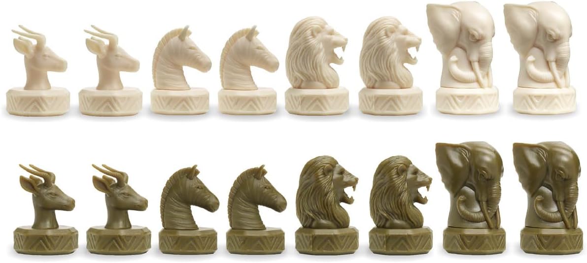 FlexiQ Strategeti Tactical Animal Board Game in Serengeti | Strategy Game from 7 Years | 2 Players, Approx. 10 Minutes Playing Time | Educational Game to Promote Planning & Adaptability