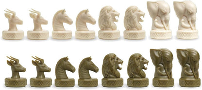 FlexiQ Strategeti Tactical Animal Board Game in Serengeti | Strategy Game from 7 Years | 2 Players, Approx. 10 Minutes Playing Time | Educational Game to Promote Planning & Adaptability