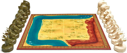 FlexiQ Strategeti Tactical Animal Board Game in Serengeti | Strategy Game from 7 Years | 2 Players, Approx. 10 Minutes Playing Time | Educational Game to Promote Planning & Adaptability