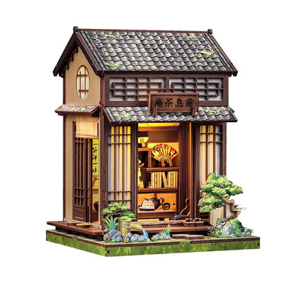 Miniature House Model Kit Kirishima Cha-An 19 X 14 Cm