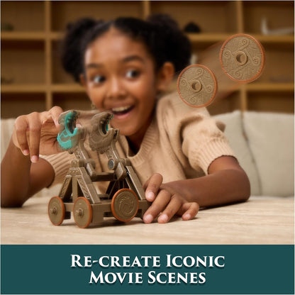 DreamWorks Dragons, Drachenzähmen leicht gemacht - Trial of Flame, Drachenkampf Spielset Fleischklops, Spielset mit Drachen-Actionfigur, Wikingerfiguren und Katapult, für Kinder ab 4 Jahren