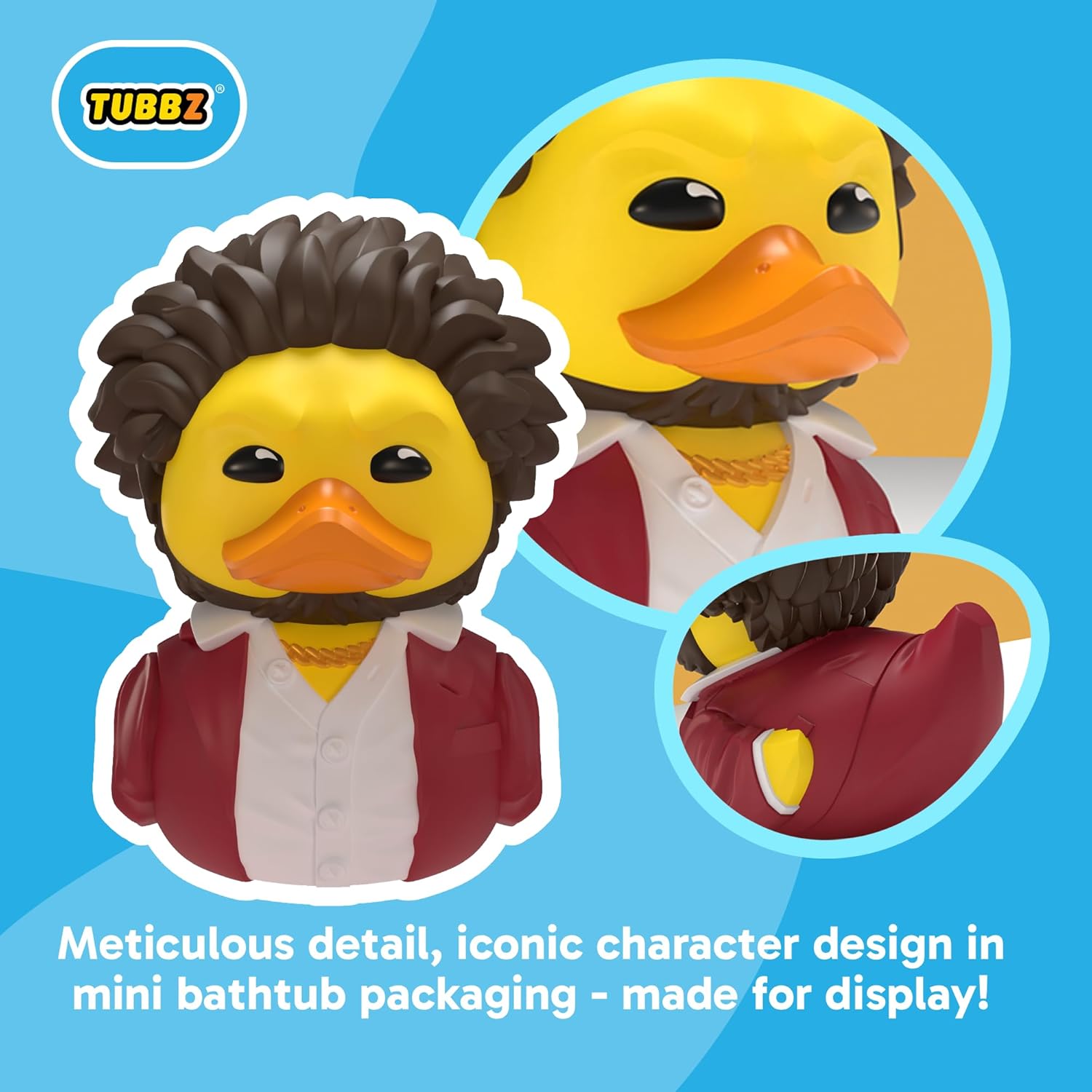 TUBBZ Mini: Like a Dragon - Ichiban Kasuga Cosplaying Rubber Duck Vinyl figure – Official Collectible for Fans of Yakuza